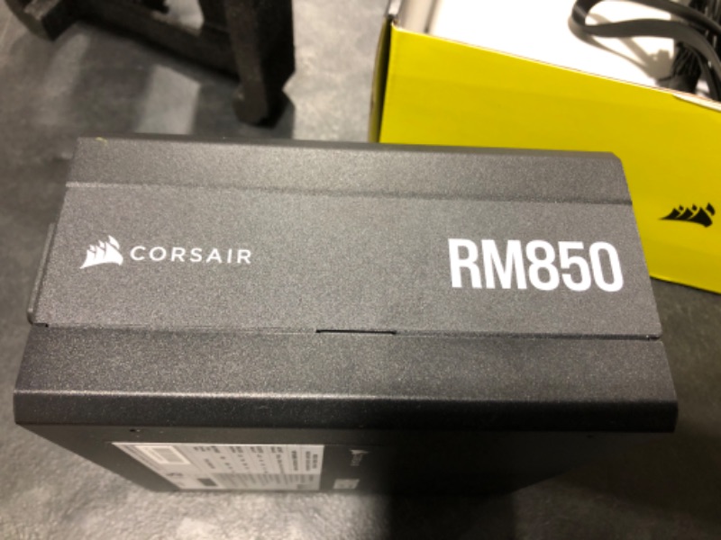 Photo 5 of CORSAIR RM Series (2021), RM850, 850 Watt, 80 Plus Gold Certified, Fully Modular Power Supply RM 850 Watt Black