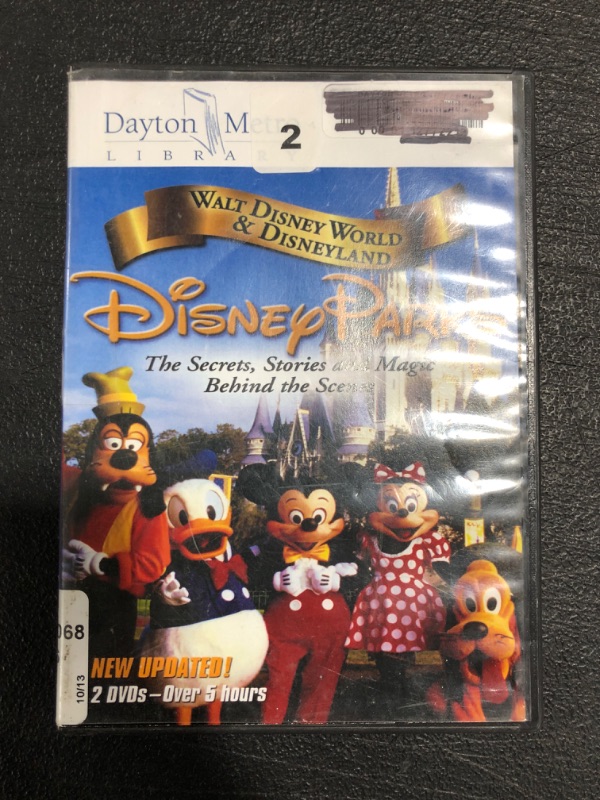 Photo 1 of DISNEY PARKS 2 DVD SET. PRIOR USE/LIBRARY. 