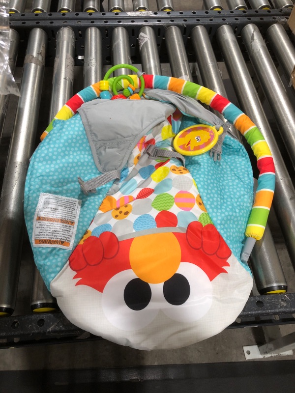 Photo 1 of Comfy Baby Bouncer and Vibrating Infant Seat with Taggies & Elephant and Sloth Plush Baby Toys