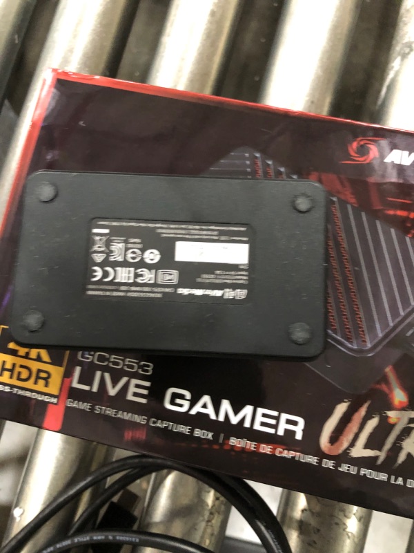 Photo 2 of AVerMedia Live Gamer ULTRA GC553 – 4K60 HDR Pass-Through, 4K30 Capture Card, Ultra-Low Latency for Broadcasting and Recording Xbox series x/s, PS5, Switch, Windows 11/ macOS 10.13 4K30 Ultra-Low Latency