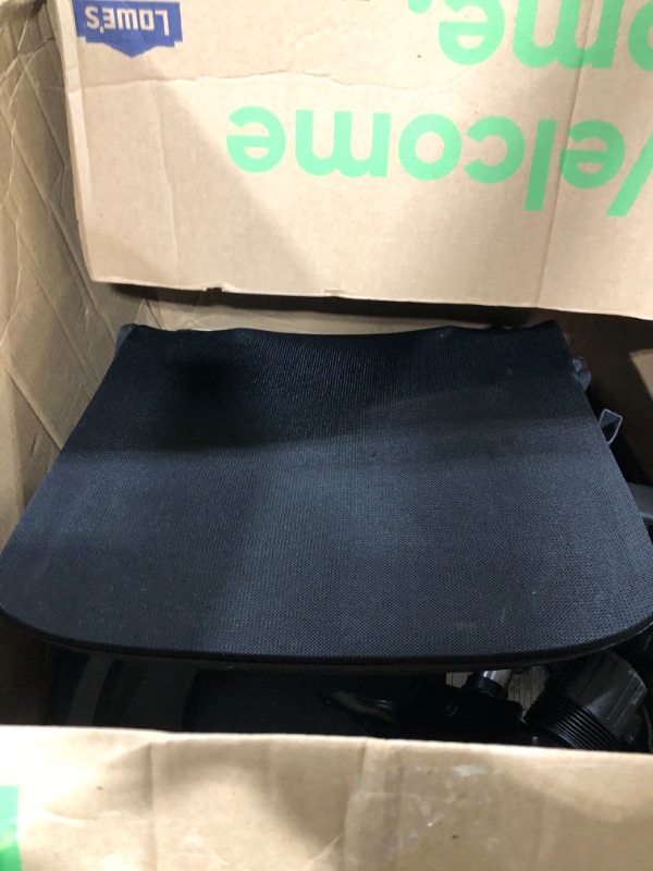 Photo 1 of Office Chair, Ergonomic Desk Chair with Adjustable Lumbar Support, High Back Mesh Computer Chair with Flip-up Armrests-BIFMA Passed Task Chairs, Executive Chair for Home Office All Black Modern