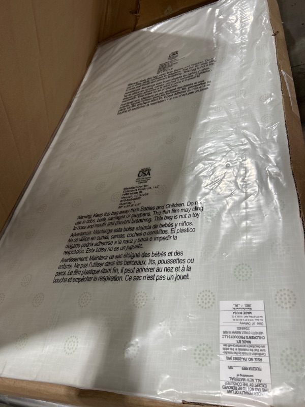 Photo 1 of Delta Children Twinkle Galaxy Dual Sided Crib and Toddler Mattress - Premium Sustainably Sourced Fiber Core - Waterproof - GREENGUARD Gold Certified (Non-Toxic) - 7 Year Warranty - Made in USA