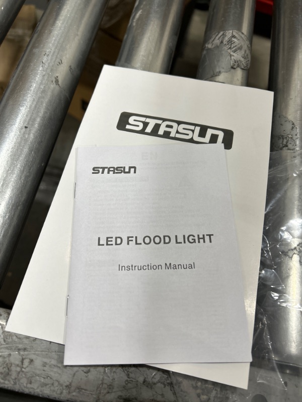 Photo 1 of LED Flood Light Outdoor, STASUN 150W 13500lm Outdoor Lighting with 330° Lighting Angle, 5000K, 3 Adjustable Heads, IP65 Waterproof LED Exterior Security Area Lights for Yard, Parking Lot, ETL Listed Daylight White 150 Watt