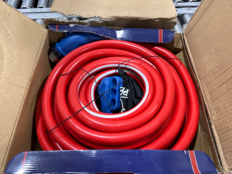 Photo 2 of 50 Amp 50 FT RV/Generator Cord with 135 Degree Locking Connector, NEMA 14-50P to SS2-50R with LED Power Indicator, ETL Listed, for RV, Camper, and Generator to House, Come with Storage Kit 50FT