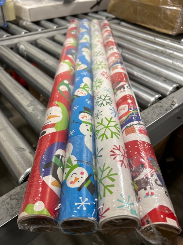 Photo 1 of 4 PACK OF CHRISTMAS WRAPPING PAPER 