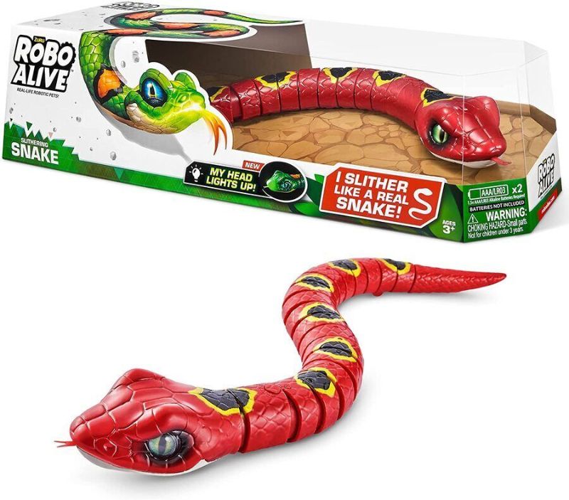 Photo 1 of Zuru Robo Alive Slithering Snake Robotic Toy Series 3 Red
