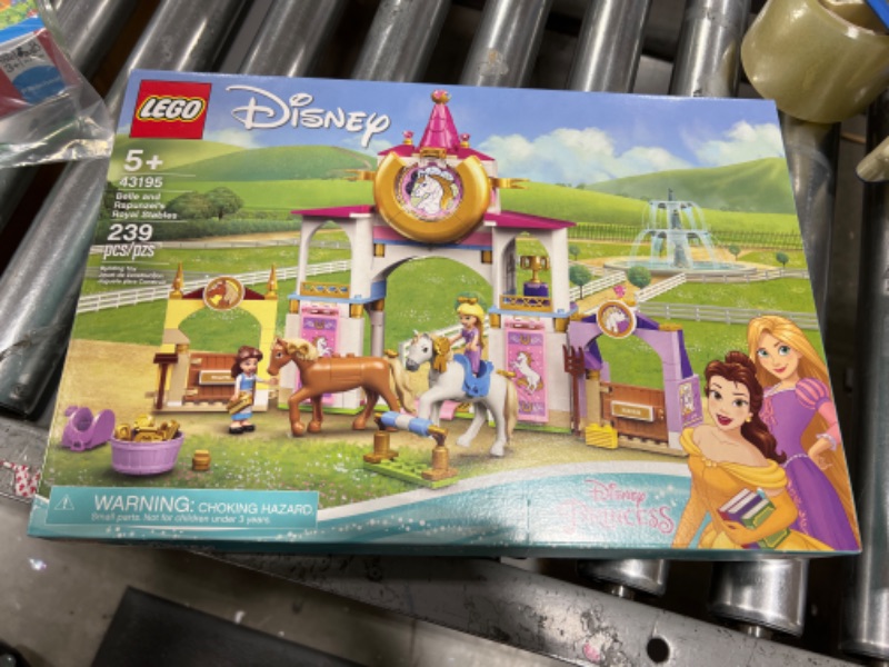 Photo 2 of LEGO Disney Belle and Rapunzel’s Royal Stables 43195 Building Kit; Great for Inspiring Imaginative, Creative Play (239 Pieces)