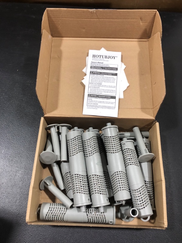 Photo 2 of 10 Units Mineral Cartridge Ion Filter Sticks in Bulk Packing Without Retail Package (10, Gray) 10 Gray