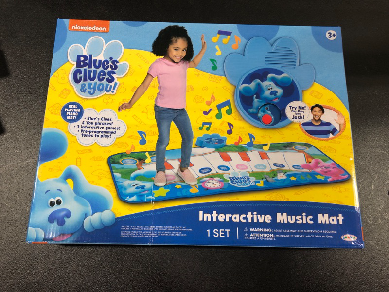 Photo 2 of Blues Clues Music Mat Electronic Piano Dance Mat
