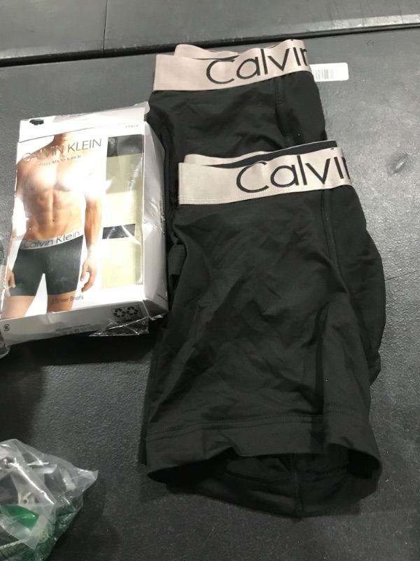 Photo 2 of Calvin Klein Men's Steel Micro 2-Pack Boxer Briefs Medium Black/Black/Black M