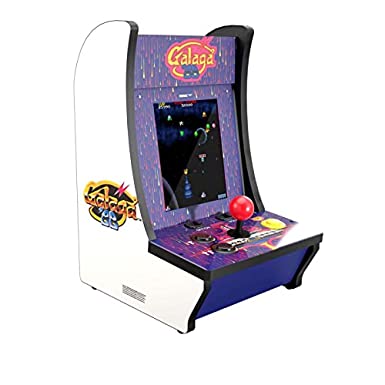 Photo 1 of Arcade1Up 5-Game Micro Player Mini Arcade Machine: Galaga 88 Video Game – Fully Playable Electronic Games - Color Display – Speaker – Volume Button
