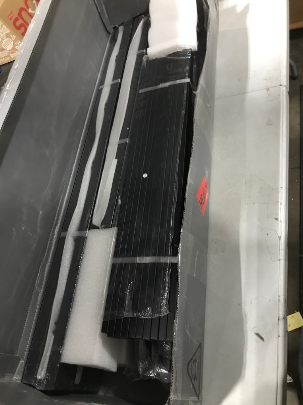 Photo 1 of ZIYOO Full Size Bed Frame, 18 Inches Platform Bed Frame, 3500lbs Heavy Duty Steel Slat, Non-Slip Design, No Box Spring Needed, Easy Assembly, Quiet Noise Free, Under Bed Storage Space, Black Full 18 inch