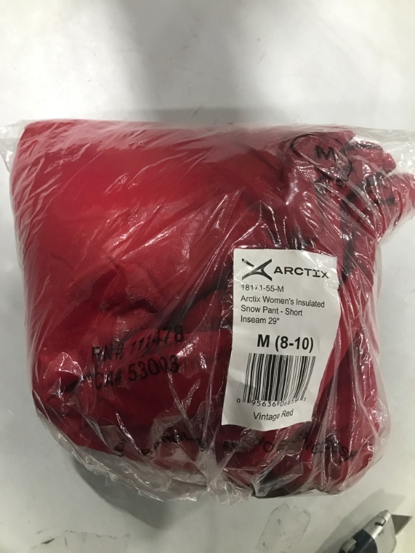 Photo 2 of Arctix Insulated Snow Pant Short Women Vintage Red / Medium 8-10