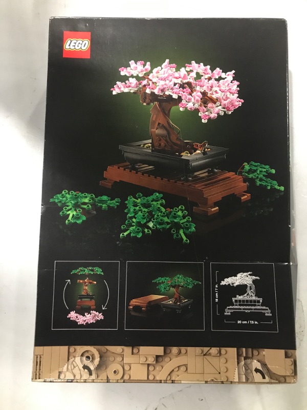 Photo 2 of  LEGO Bonsai Tree 10281 Building Kit, a Building Project to Focus The Mind with a Beautiful Display Piece to Enjoy, New 2021 (878 Pieces)