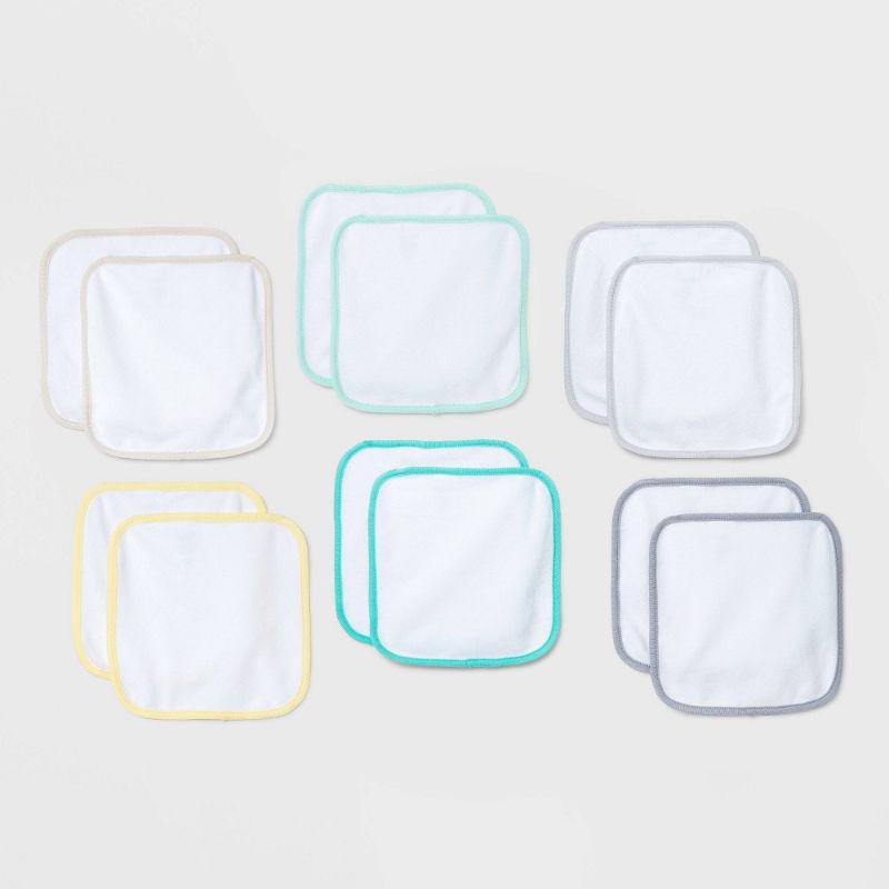 Photo 1 of Baby 12pk Washcloth Set - Cloud Island™ White
