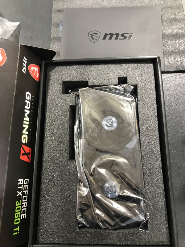 Photo 2 of MSI Gaming GeForce RTX 3060 Ti LHR 8GB GDRR6 256-Bit HDMI/DP Nvlink Torx Fan 4 RGB Ampere Architecture OC Graphics Card