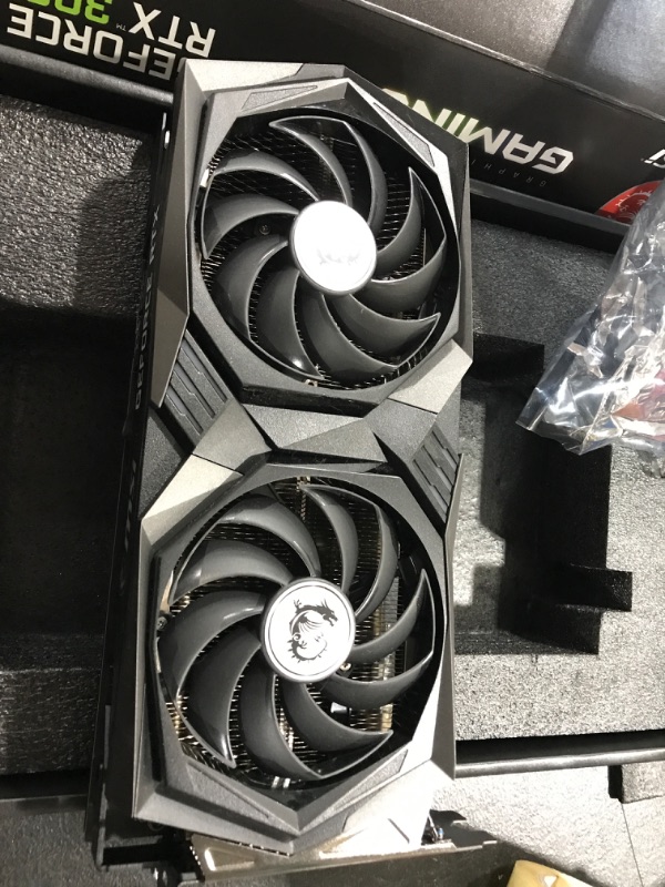 Photo 3 of MSI Gaming GeForce RTX 3060 Ti LHR 8GB GDRR6 256-Bit HDMI/DP Nvlink Torx Fan 4 RGB Ampere Architecture OC Graphics Card