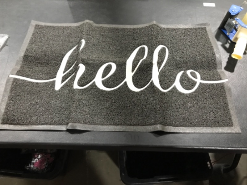 Photo 1 of "hello" door mat