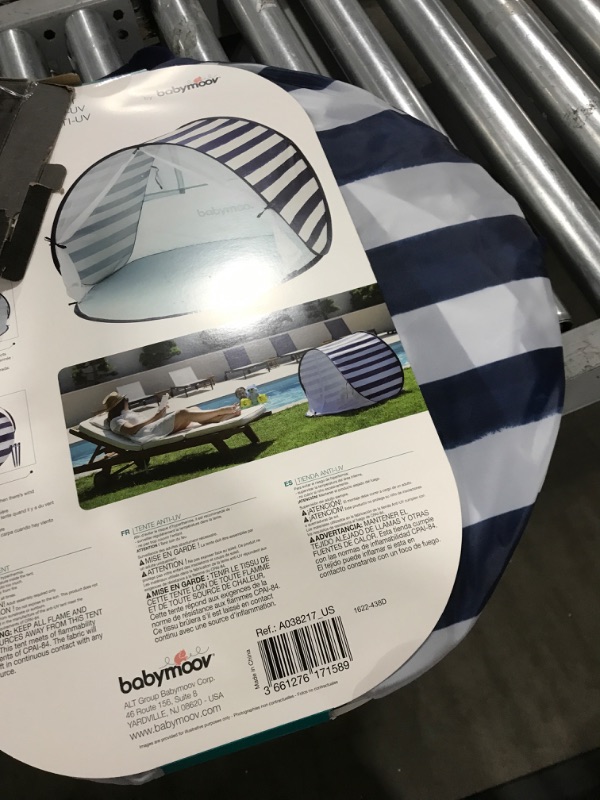 Photo 2 of Babymoov Anti-UV Marine Tent UPF 50+ Sun Protection with Pop Up System for Easy Use & Transport (Summer 2023 Edition), Navy