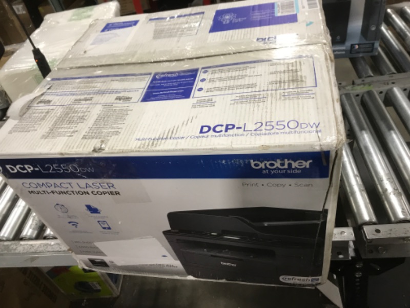 Photo 4 of Brother Monochrome Laser Printer, Compact Multifunction Printer and Copier, DCPL2550DW, Refresh Subscription and Amazon Dash Replenishment Ready, Black New Model: DCPL2550DW