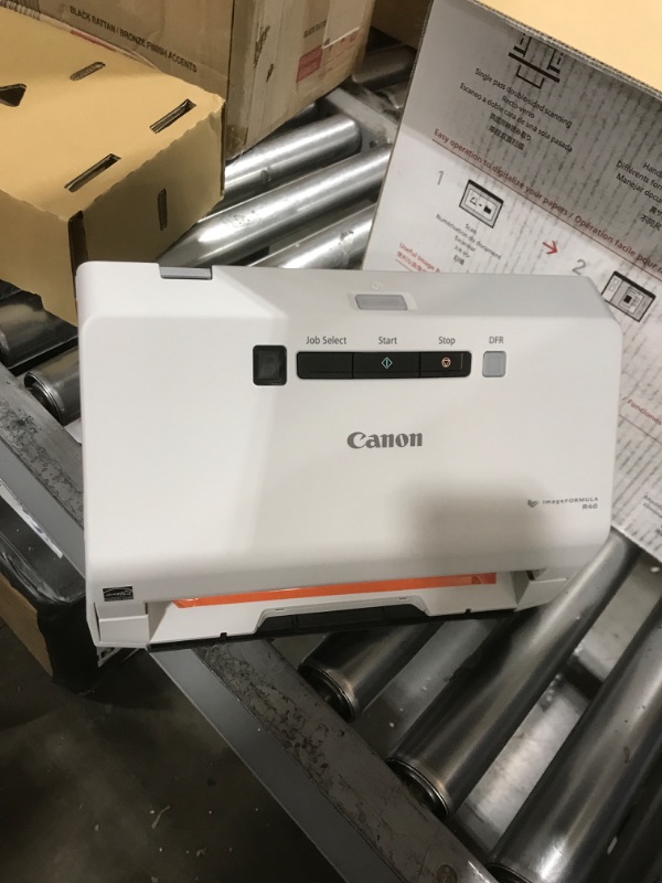 Photo 2 of Canon imageFORMULA R40 Office Document Scanner For PC and Mac, Color Duplex Scanning, Easy Setup For Office Or Home Use, Includes Scanning Software R40 Document Scanner