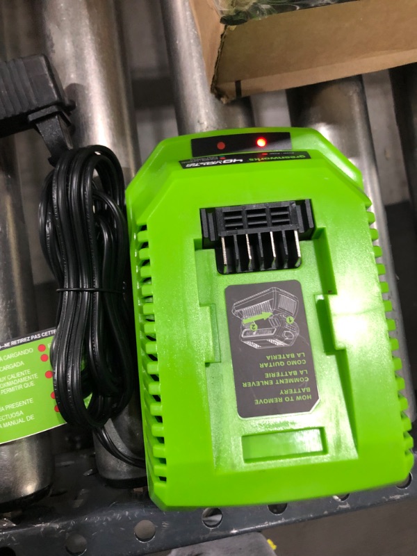 Photo 2 of Greenworks 40V Lithium-Ion Battery Charger (Genuine Greenworks Charger)
