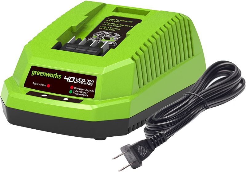 Photo 1 of Greenworks 40V Lithium-Ion Battery Charger (Genuine Greenworks Charger)
