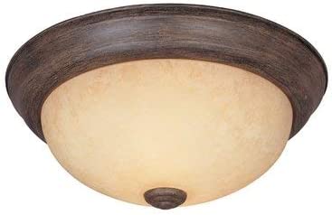 Photo 1 of Designers Fountain 1257L-WM-AM Value Collection Ceiling Lights, Warm Mahogany 15 in PARTS ONLY
