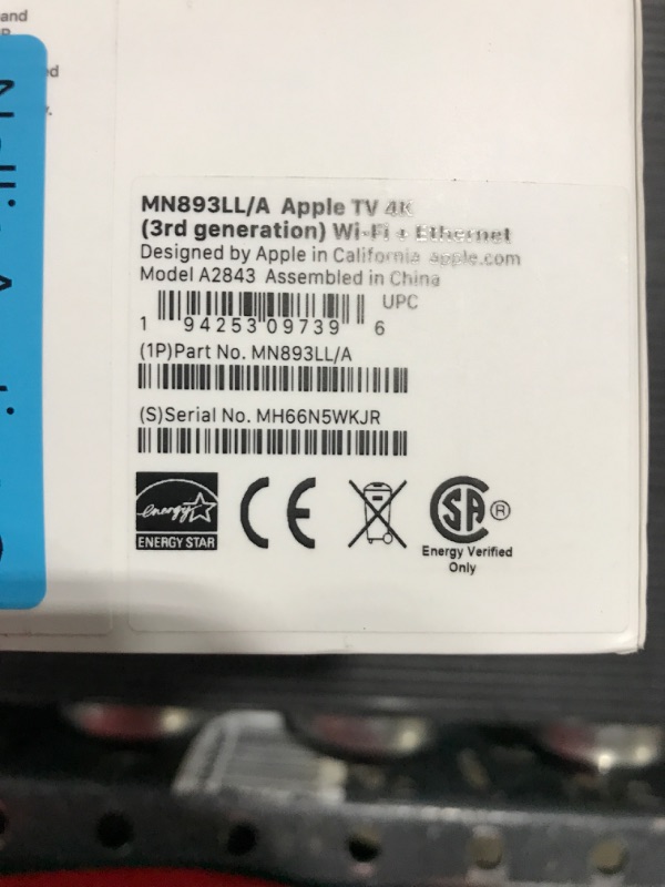 Photo 3 of 2022 Apple TV 4K Wi?Fi + Ethernet with 128GB Storage (3rd Generation) 128GB WiFi + Ethernet