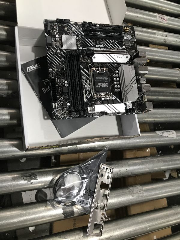 Photo 1 of ASUS Prime B660M-A WiFi D4 LGA 1700(Intel 12th Gen) mATX Motherboard (PCIe 4.0,Intel Wi-Fi 6,DDR4,2xM.2 Slots, 1Gb LAN, DP,2 x HDMI, Rear USB 3.2 Gen 2, Front USB 3.2 Gen 1 Type-C, Aura Sync)