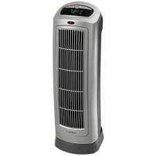 Photo 1 of Lasko 1500W Digital Ceramic Space Heater with Remote, 755320, Silver