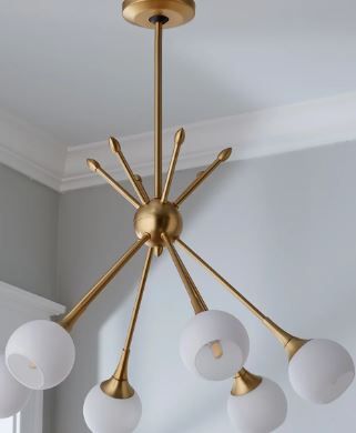 Photo 1 of MID CENTURY FARMHOUSE CHANDELIER