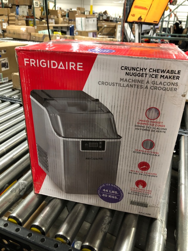 Photo 5 of Frigidaire Countertop Crunchy Chewable Nugget Ice Maker V2, 44lbs per Day, Stainless Steel