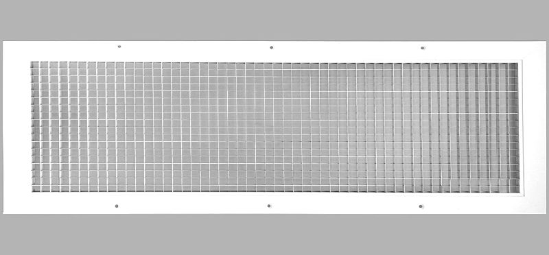 Photo 1 of 10" x 28" or 28" x 10" Cube Core Eggcrate Return Air Grille - Aluminum Rust Proof - HVAC Vent Duct Cover - White [Outer Dimensions: 12.75]
