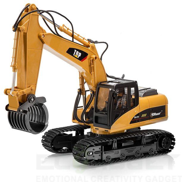 Photo 2 of Big-Daddy Super Powerful Full Functional DIE-CAST 15 Channel Professional Remote Control Excavator Timber Grab Toy With Lights &amp; Sound
