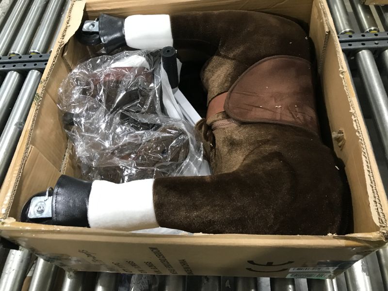 Photo 1 of Gidygo Kids Riding on Toy Walking Rocking Horse Plush Animal Brown Pony for Children for 3-6 Years Old Small