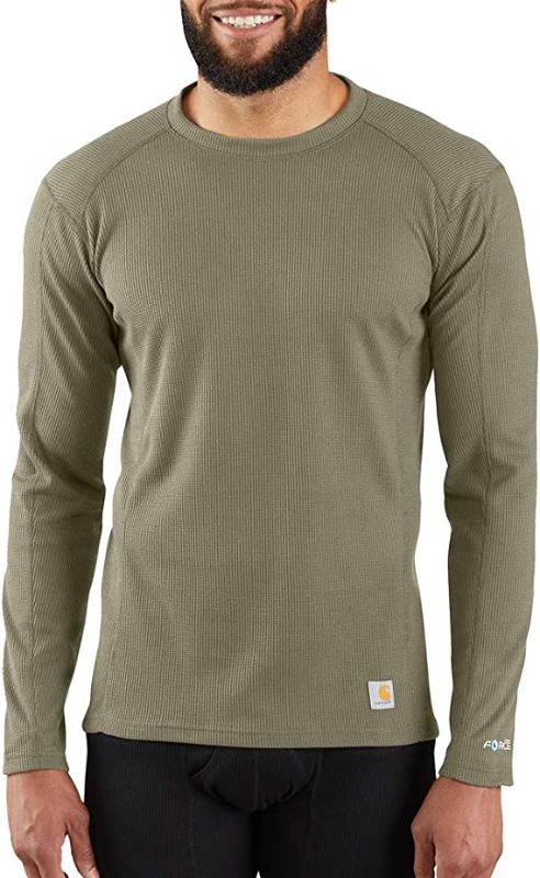 Photo 1 of Carhartt Men's Base Force Midweight Classic Crew SIZE S