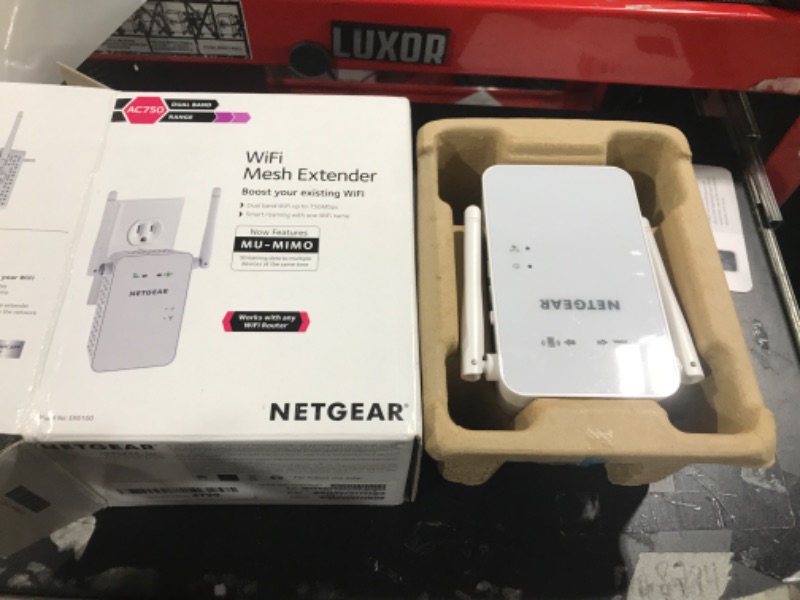 Photo 2 of NETGEAR WiFi Mesh Range Extender EX6100 - Coverage up to 1000 sq.ft. and 15 devices with AC750 Dual Band Wireless Signal Booster & Repeater (up to 750Mbps speed), plus Mesh Smart Roaming AC750 Plug-In