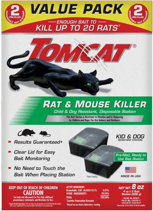 Photo 1 of 263827 4 Oz Rat & Mouse Bait - Pack of 2
