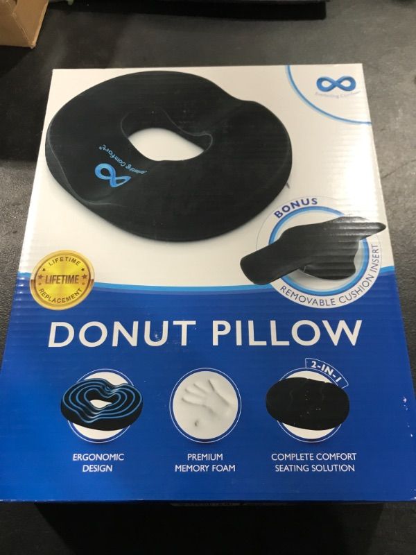 Photo 3 of Everlasting Comfort Donut Cushion - Donut Pillow for Tailbone Pain, Hemorrhoids, Postpartum, Sitting