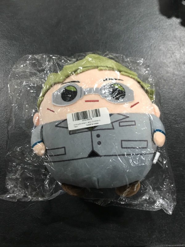 Photo 1 of Anime Plush Doll Figures Gojo Satoru Yuji Itadori Soft Plushie Stuffed Toys Keychain Round Cushion Pillow Cosplay Props Keyring (10cm/3.94inch, Nanami Kento)