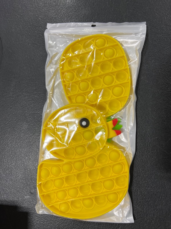 Photo 2 of AJAYR Fidget Popper Toy Popitz Fidget Toy Duck Pineapple