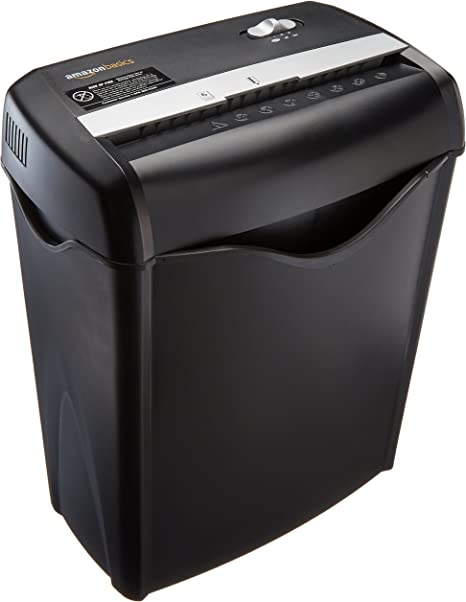 Photo 1 of Amazonbasics 6-Sheet Cross-Cut Paper and Credit Card Home Office Shredder
