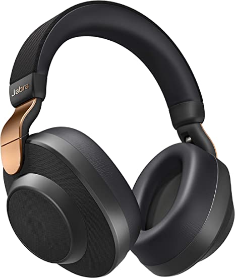 Photo 1 of Jabra Elite 85h Wireless Noise-Canceling Headphones, Copper Black – Over Ear Bluetooth Headphones Compatible with iPhone & Android - Built-in Microphone, Long Battery Life - Rain & Water Resistant
