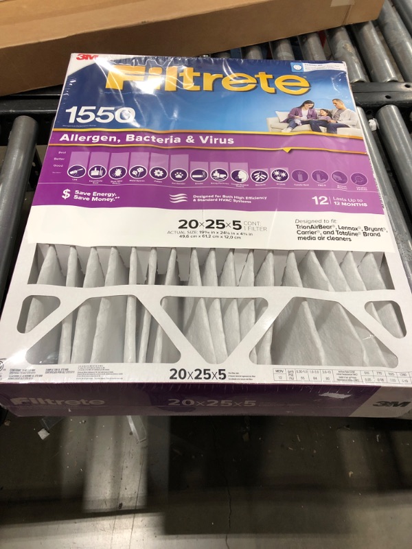 Photo 1 of 3M Filtrete Ultra Allergen Healthy Living Deep Pleat Furnace Filter