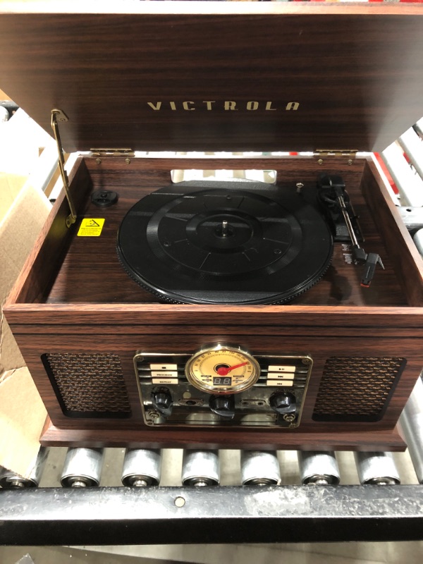 Photo 1 of Innovative Technology 6-in-1 Victrola Entertainment Center
