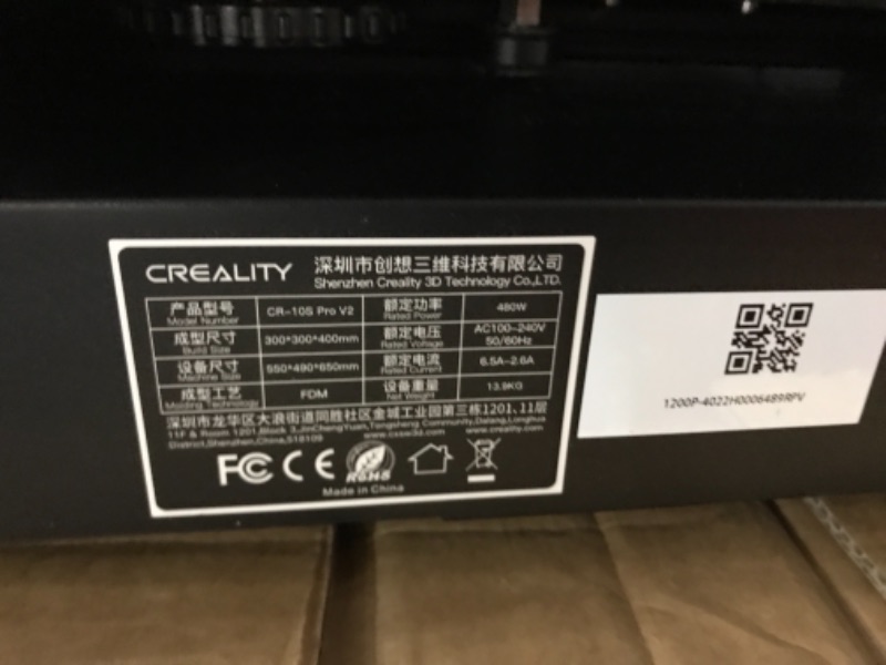 Photo 5 of Creality CR-10S Pro V2 3D Printer, Upgrade Creality CR-10 with BL Touch Auto Leveling Sensor Silent Board 500W Meanwell Power Supply Touch Screen Capricorn PTFE Large Build Size 11.8inx11.8inx15.7in