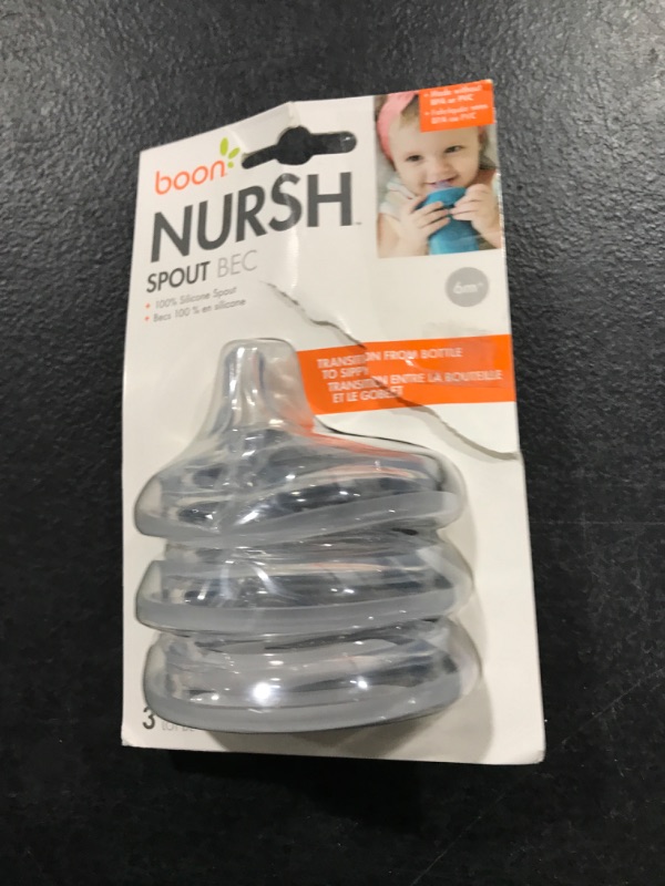 Photo 2 of Boon Nursh Sippy Nipple - 3pk