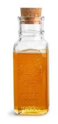 Photo 1 of 16 oz Muth Style Honey Bottle with Cork SET OF 12