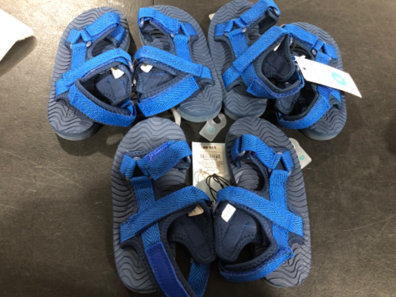 Photo 2 of BUNDLE OF 3 PAIRS! KIDS CAT & JACK BLUE SUMMER SANDALS SIZES: 8,8,9 